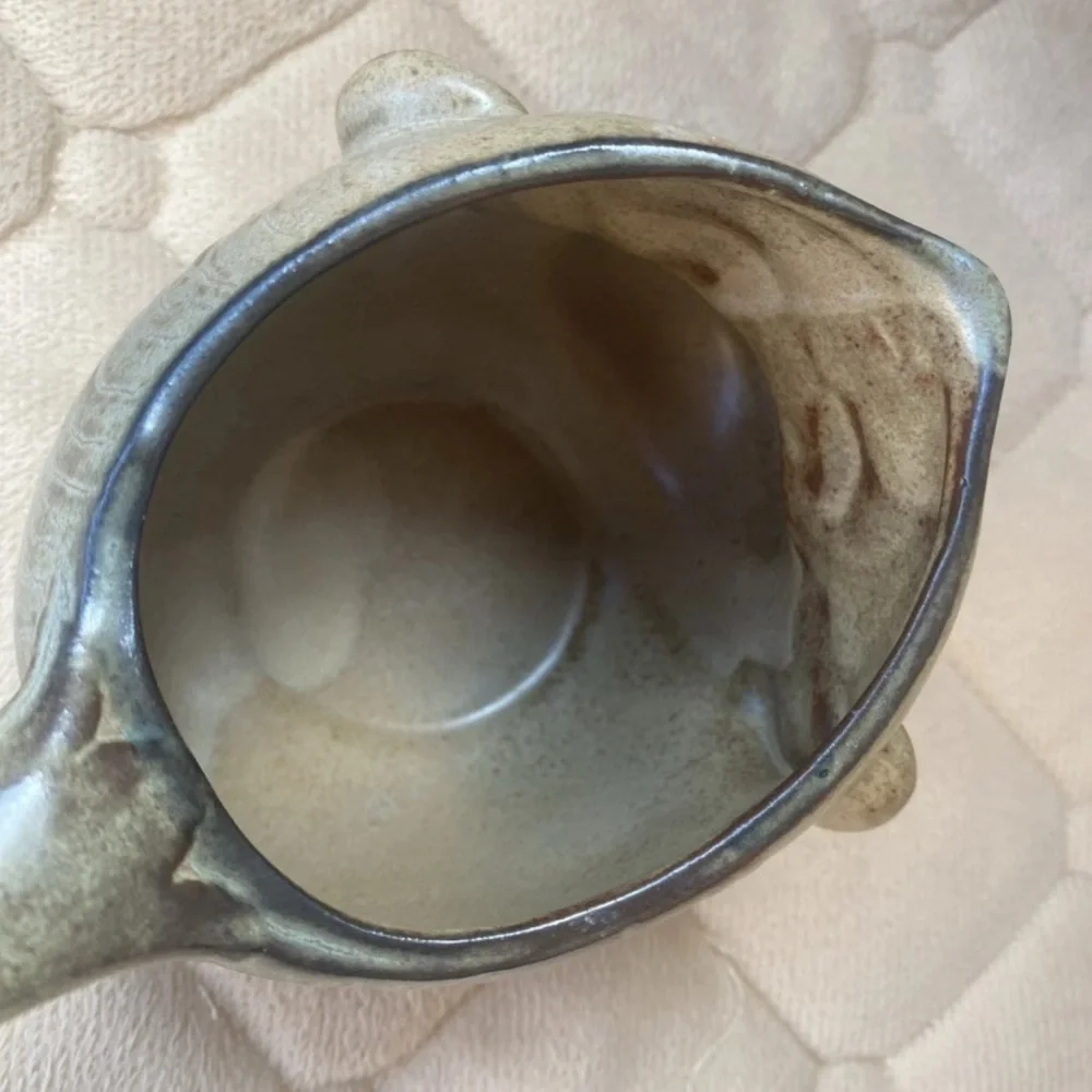 Anthropomorphic 3-D Monkey Ape Vintage Pottery Pitcher‎ Mug UTCTI Made In Japan